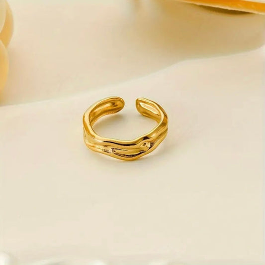 Hammered Adjustable Ring