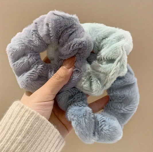 3pcs Soft Plush Hair Scrunchies