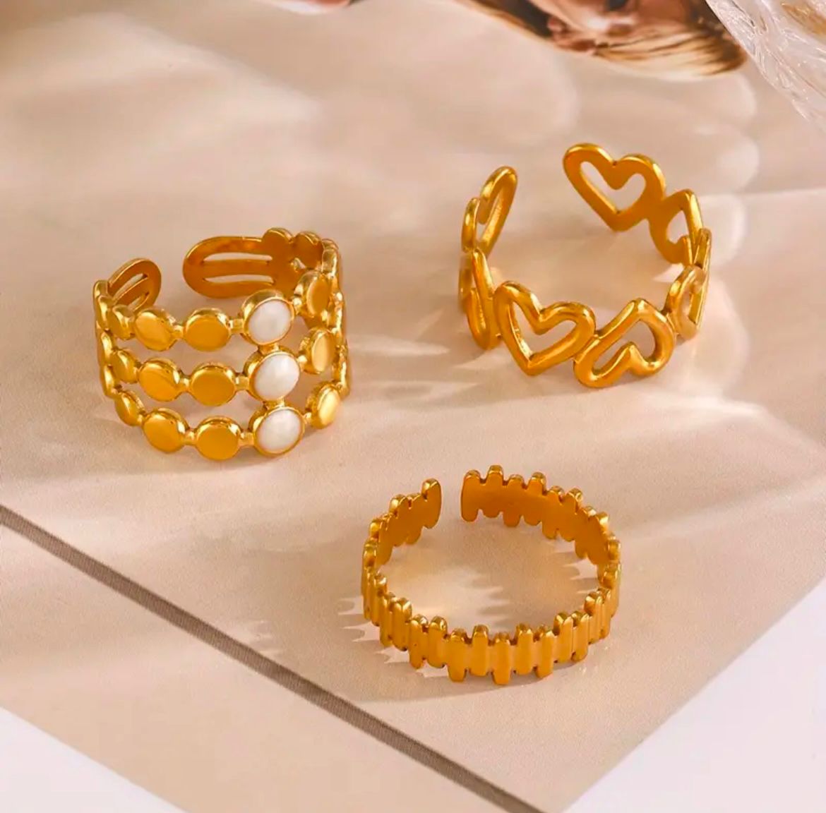 Eternal Trio Adjustable Ring