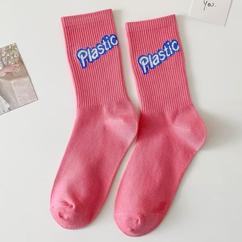 Pretty Plastic Socks