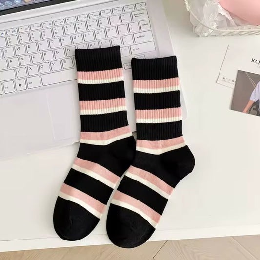 Pink Panther Stripes Socks