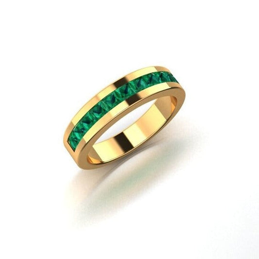 Green Emarald Ring