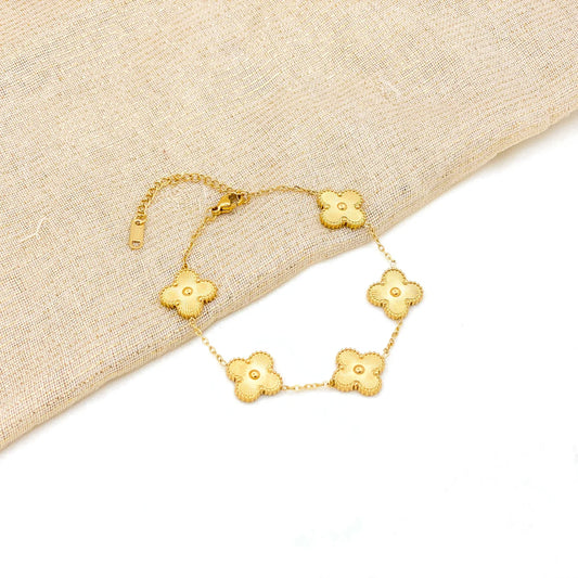 Golden Clover Bracelet